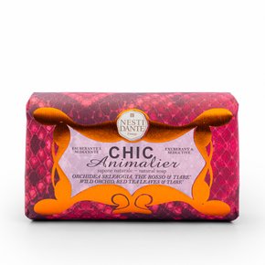 01 sabonete barra chic animalier red pyton 250gr